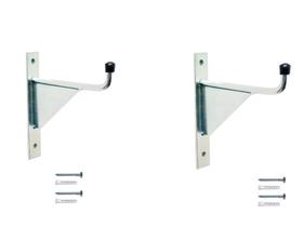 2 Suportes Para Escada/mão Francesa Em Aço Reforçado -Cores