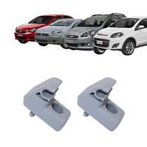 2 Suportes para Quebra Sol Grand Siena Idea Palio Novo Punto