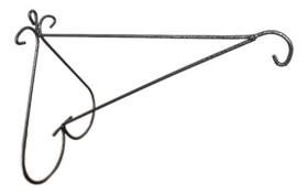 2 Suportes Parede 30cm P/ Pendurar Plantas Pendente Coração 2 Suportes Parede 30cm P/ Pendurar Plantas Pendente Coração