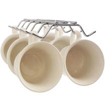 2 Suportes Porta Xícaras Fixar Armário Organizador Cozinha