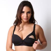 2 Sutiã Amamentação Com Bojo Alça Larga - DK Lingerie