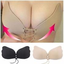 2 Sutiã Borboleta Invisible Bra Auto Adesivo Push 2 Sutiã Borboleta Invisible Bra Auto Adesivo Push