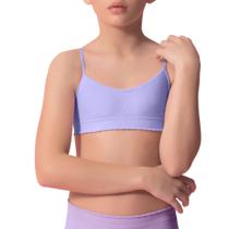 2 Sutiãs Top Selene Para Meninas Moça Infantil Sem Bojo Sem Costura