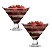 2 Taças Acrilico Drinks Doces e Sobremesas Preço de Atacado