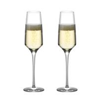 2 Taças de Cristal Espumante Champagne Eleganza Fracalanza 2 Taças de Cristal Espumante Champagne Eleganza Fracalanza