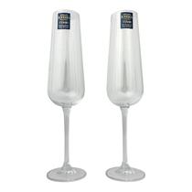 2 Taças Flute 220ml Champanhe Cristal Bohemia Ardea Frisante 2 Taças Flute 220ml Champanhe Cristal Bohemia Ardea Frisante