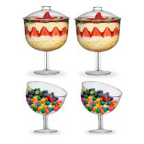 2 taças tropical 1,3 com tampa + 2 taças tropical peq 2 taças tropical 1,3 com tampa + 2 taças tropical peq