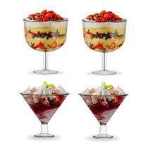 2 Taças Tropical 1,3 Sem Tampa + 2 Taças Martine Peq 2 Taças Tropical 1,3 Sem Tampa + 2 Taças Martine Peq