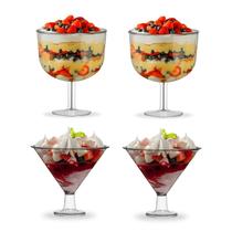 2 Taças Tropical 1,3 Sem Tampa + 2 Taças Martine Peq 2 Taças Tropical 1,3 Sem Tampa + 2 Taças Martine Peq