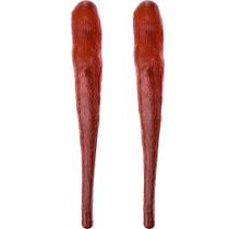 2 Tacos Bastão Capitão Caverna Clava Brinquedo fantasia 57cm