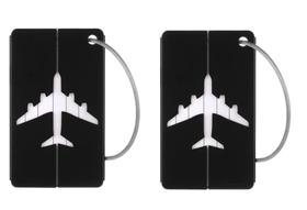 2 Tag Mala De Viagem Bolsa Etiquetas De Bagagem Em Alumínio