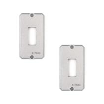 2 Tampa Condulete Alumínio 1/2-3/4 P1 Interruptor Tramontina