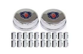 2 Tampa Cubo Azul Dianteiro Sc S4 + 20 Capa Porca Boliviana 32/33mm