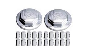 2 Tampa Cubo Cinza Dianteiro Sc S5 Ate 2011 + Capa Porca Boliviana