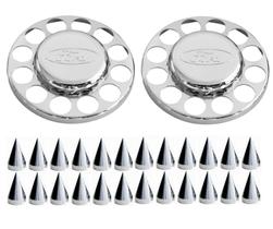 2 Tampa Cubo Cormada Traçao Ford 3/4 + 24 Capa Porca Americana 19mm 2 Tampa Cubo Cormada Traçao Ford 3/4 + 24 Capa Porca Americana 19mm