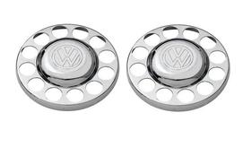 2 Tampa Cubo Cromada Traçao Volks Vw 3/4