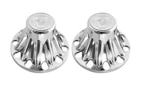 2 Tampa Cubo Traçao Cromada Cinza Caminhão Sc 113 S4 S5 S6