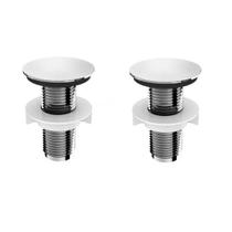 2 Tampa Tampão Tapa Furo Plug 1/2 Lavatório/Bide/Pia/Cuba 2 Tampa Tampão Tapa Furo Plug 1/2 Lavatório/Bide/Pia/Cuba