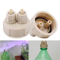 2 Tampas Co2 Caseiro Garrafa Padrão Manutenção Aquario Profissional