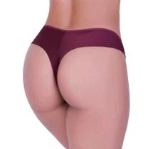 2 tangas calcinha feminina fio duplo microfibra e renda modelo Tamara