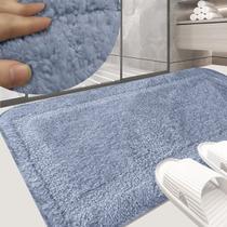 2 Tapete Banheiro Antiderrapante Super Macio Nz Min Az 40x60