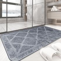 2 Tapete Banheiro Grego Grande Antiderrapante Ce Chu 50x80