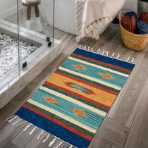 2 Tapete Banheiro Kilim Absorvente 100% Algodão 60 x 90 Vr 2 Tapete Banheiro Kilim Absorvente 100% Algodão 60 x 90 Vr
