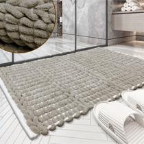 2 Tapete Banheiro Super Absorvente Macio Fofo Ed Cari 50X70