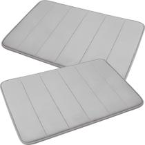 2 Tapete Banheiro super soft absorvente água banho 60cmx40cm 2 Tapete Banheiro super soft absorvente água banho 60cmx40cm