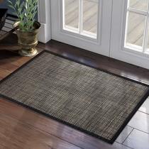 2 Tapete Capacho Antiderrapante Limpa Fácil Mod M9 45x65