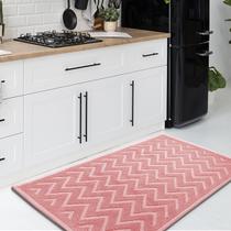 2 Tapete Cozinha Absorvente 100% Algodão Ed Nat 50 x 80 M12