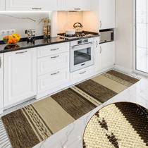 2 Tapete Cozinha Kilim Absorvente Indiano Luxo Klrp 60X180