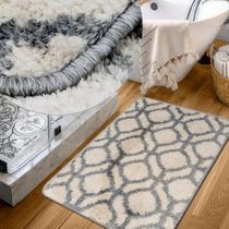 2 Tapete De Banheiro Absorvente Antiderrapante 45X65 Cozu D4