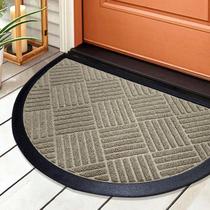 2 Tapete Porta Capacho Antiderrapante Meia Lua Greg Bg 40X60