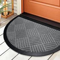 2 Tapete Porta Capacho Antiderrapante Meia Lua Greg Cz 40X60