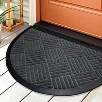 2 Tapete Porta Capacho Antiderrapante Meia Lua Greg Gf 40X60 2 Tapete Porta Capacho Antiderrapante Meia Lua Greg Gf 40X60