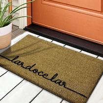 2 Tapete Porta Capacho Fibra Coco Antiderrapante 33x60 E8