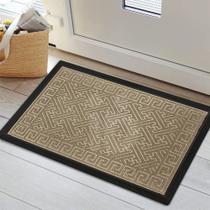 2 Tapete Porta Capacho Grego Luxo Antiderrapante Bg 40x60