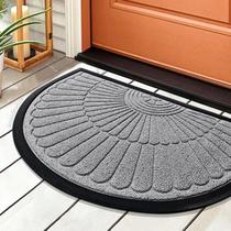 2 Tapete Porta Capacho Naska Meia Lua Antiderrapante 40X60cz 2 Tapete Porta Capacho Naska Meia Lua Antiderrapante 40X60cz