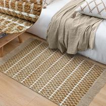 2 Tapete Quarto Beira Cama Juta Natural Indiano Jtcc 60x90 2 Tapete Quarto Beira Cama Juta Natural Indiano Jtcc 60x90