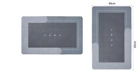 2 Tapetes Mágico Absorvente Antiderrapante Banheiro ul