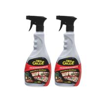 2 Tapmatic Tira Grude Desengraxante Spray Quimatic 500Ml Remove Resíduos De Adesivos Cola E Grude Em Superfícies Metálicas Plásticas E Vidro Fd1