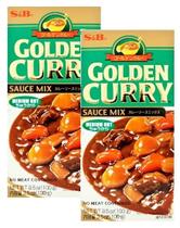 2 tempero golden curry com sabor picante nível médio s&b 92g