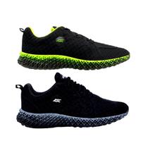 2 Tênis P/ Caminhada Esportivo Cadarço Academia Corrida Feminino/Masculino