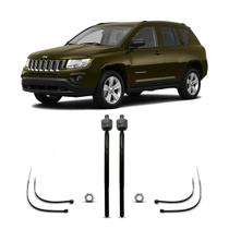 2 Terminal Braço Axial Dianteiro Jeep Compass 2011 Até 2015