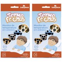 2 Termo Friends - Adesivo Medidor De Temperatura - Babydeas