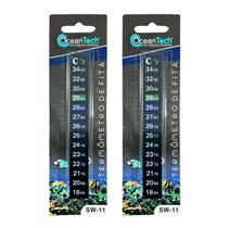 2 Termômetro SW-11 Ocean Tech Fita Aquario Peixe Temperatura