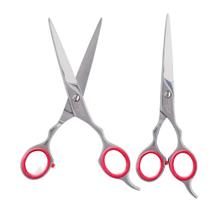 2 Tesouras Red Circle 6" Fio Navalha + Fio Laser Vertix