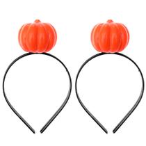2 Tiaras no formato Abóbora para Festa a Fantasia Carnaval Halloween dia Bruxas