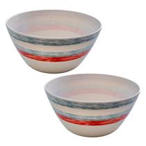 2 Tigelas Bowl Cumbuca p/ Sobremesa em Melamina 700ml 2 Tigelas Bowl Cumbuca p/ Sobremesa em Melamina 700ml